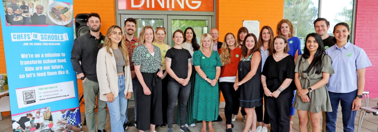 Chefs in Schools team at our 5th birthday celebration event.