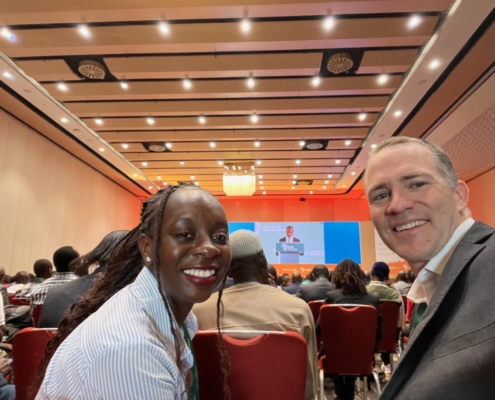 Alex Rees with Brenda Mareri, Food Systems Senior Manager and Kenya Lead at the African Food Fellowship