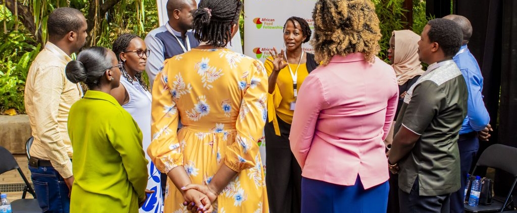 Group discussion at the African Food Fellowship